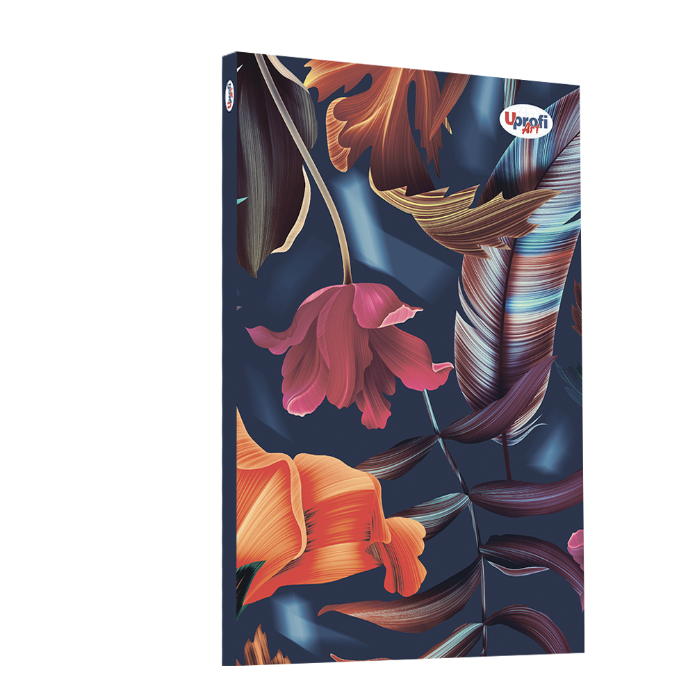 Блокнот B6 "Abstract flower" red, 900619, TM Profiplan 