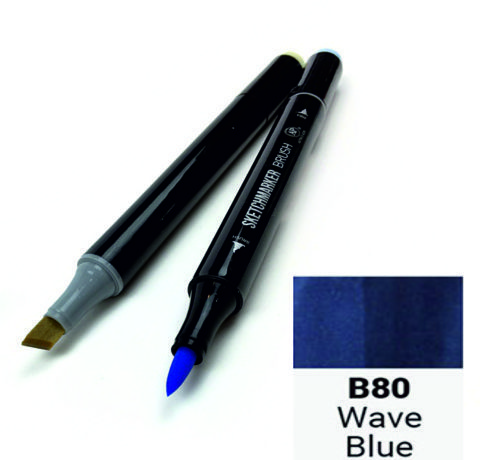 Маркер двосторонній SKETCHMARKER Brush Морська хвиля, SMB-B80 3