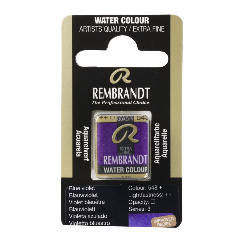 Краска акварельная Rembrandt 548 Сине-фиолетовый, кювета, Royal Talens