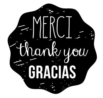 Штамп дерев`яний d=3,5 см "Merci thank you Gracias", WE1007 ТМ "Woodies"