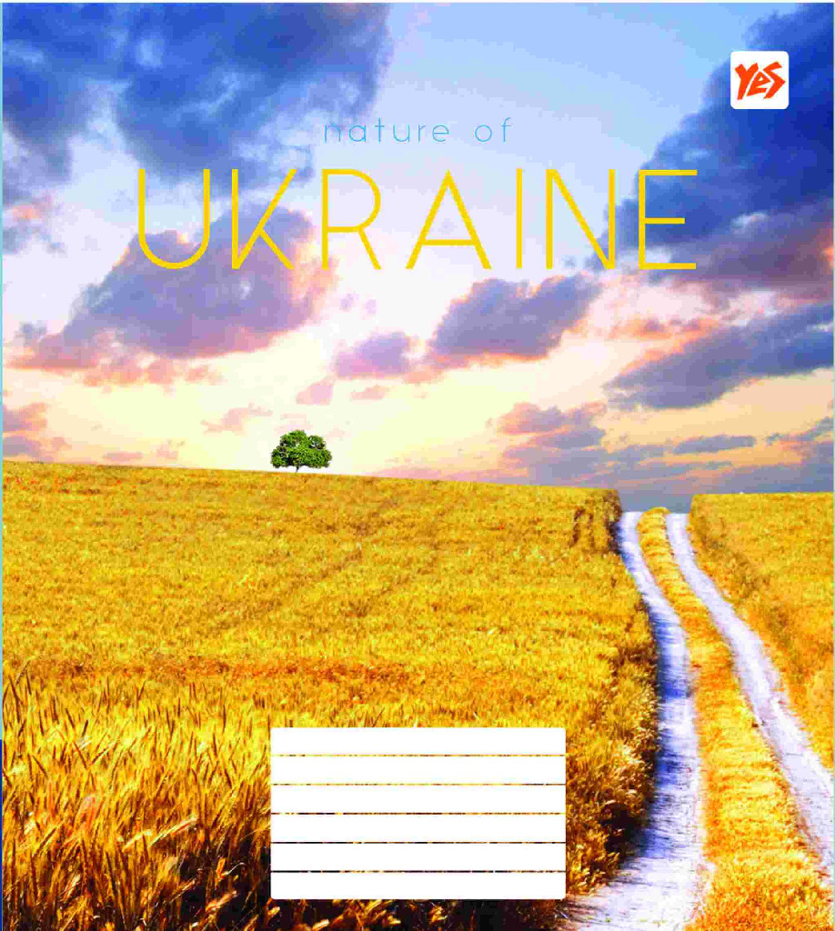 Зошит 24 лін. YES Nature of Ukraine -18, 763084 (8611)
