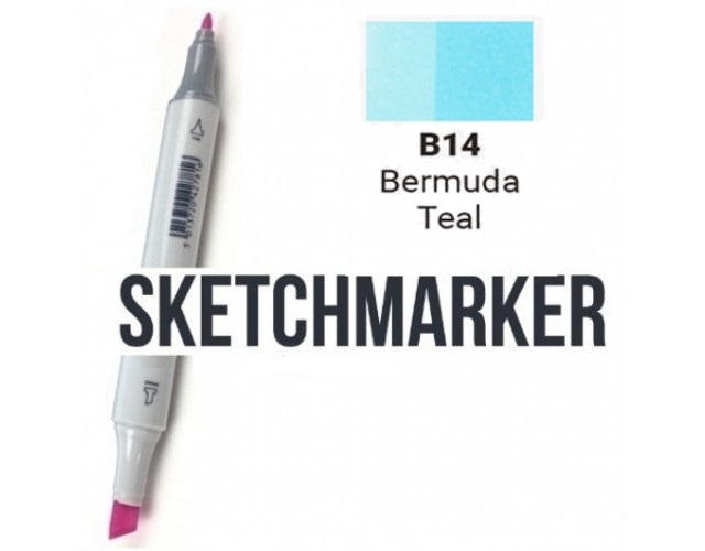 Маркер двосторонній SKETCHMARKER Блакитний льодовик, SM-B25 3