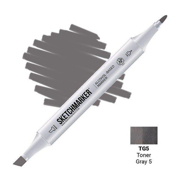 Маркер двосторонній SKETCHMARKER Тонований сірий 5, SM-TG5