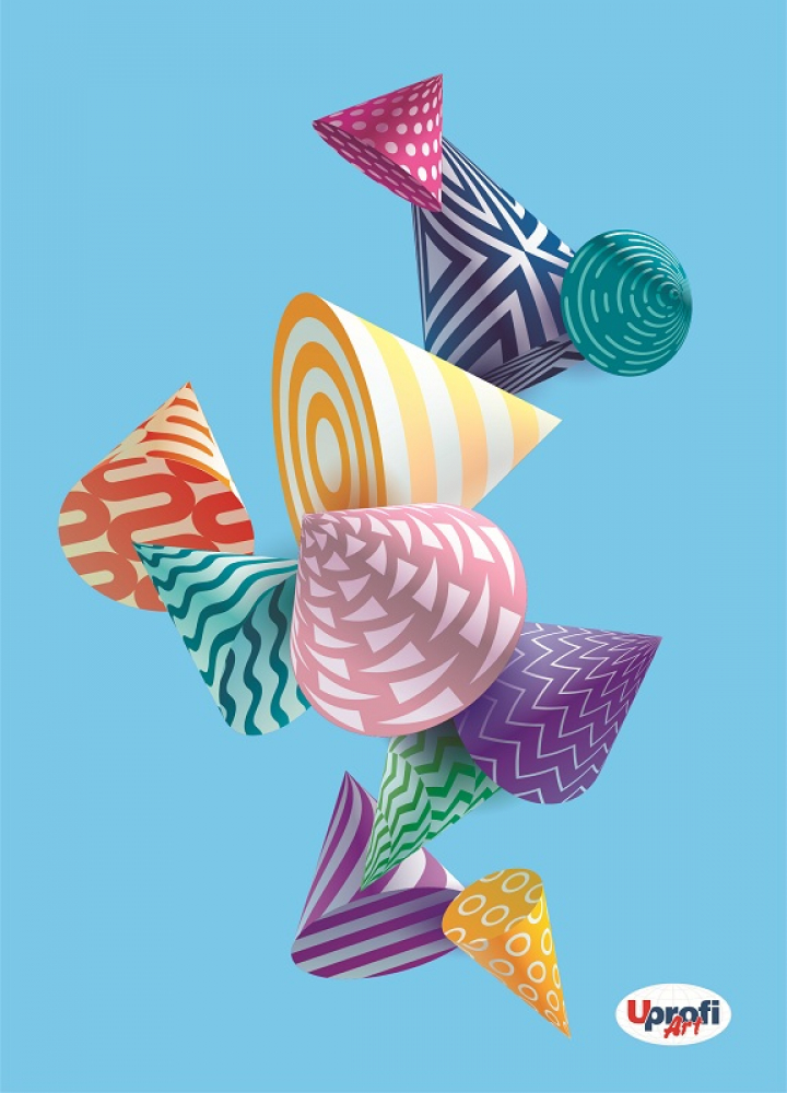 Блокнот А5 Office "Geometric cone", 900725, TM Profiplan 