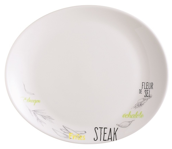 Блюдо для стейка Friends Time Bistrot, 30 см, L2905 Luminarc