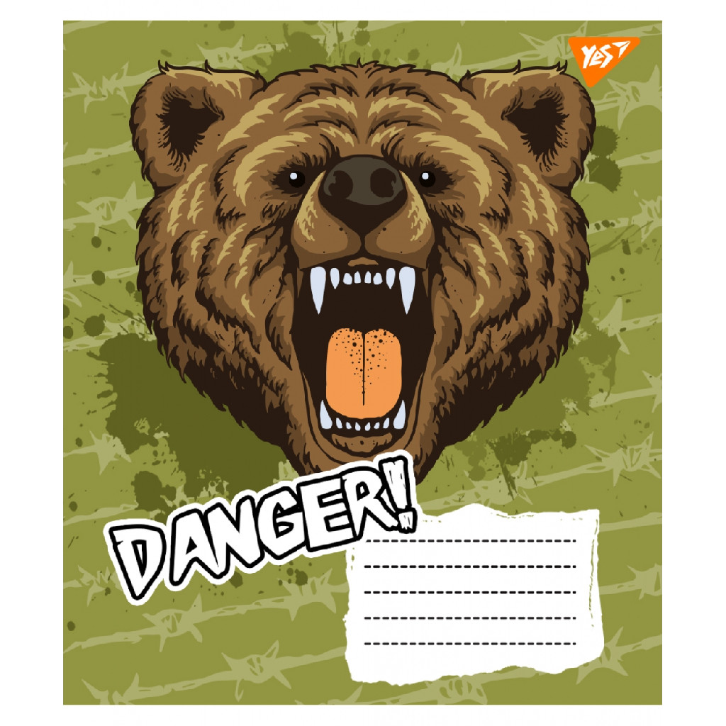 Зошит 12 кос. YES Danger!, 765593