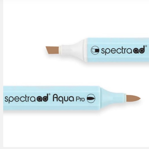 Маркер двосторонній на водній основі Spectra AD 028 Умбра сира, 028-SADAQP