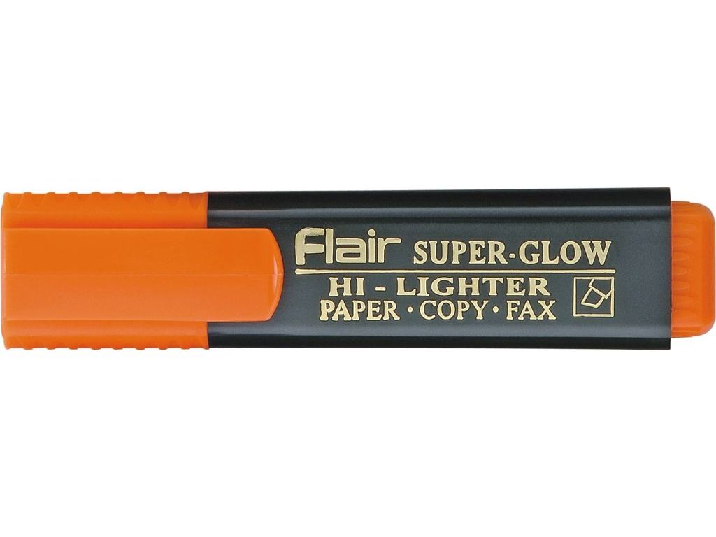 Маркер текстовий Flair 850 OR Superglow Hi-lighter (32200) жовтогарячий