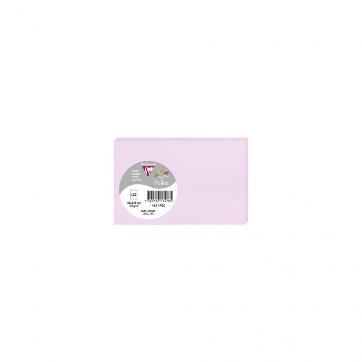 Заготовка для открыток Pollen 82*128 мм/210 г, Lilac/Сиреневый, 1478C 