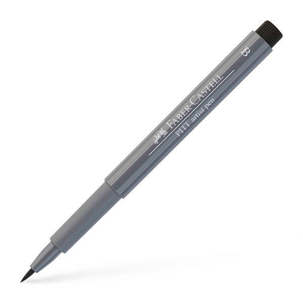 Ручка капілярна PITT Brush Artist Pen 233 холодний сірий-4, 167433 Faber-Castell