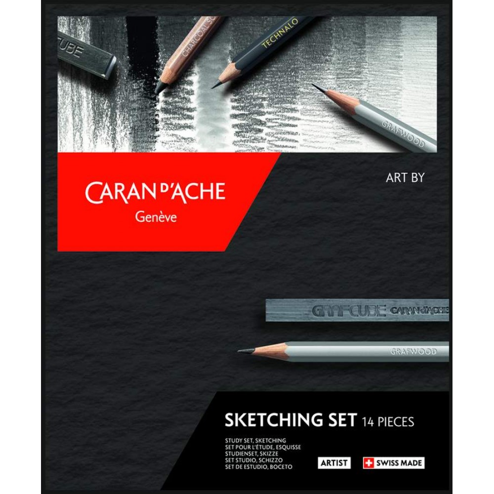 Набір Caran d`Ache Artist Sketching – 14 предметів, 776.714 1