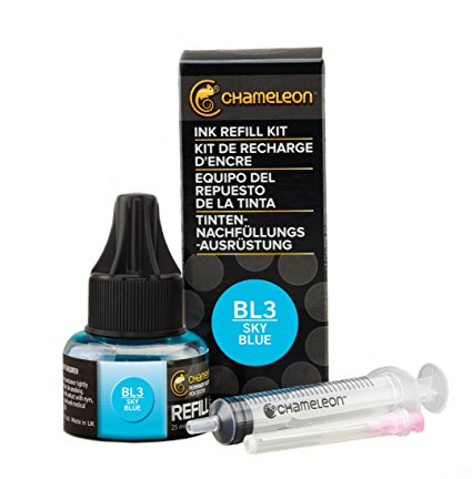 Чорнило для заправки маркера Chameleon 25 мл - Sky Blue (блакитне небо, BL3), CT9009