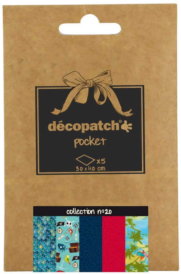 Набір паперу для декупажу Сollection №20, 5 арк, DP020O ТМ "Clairefontaine"