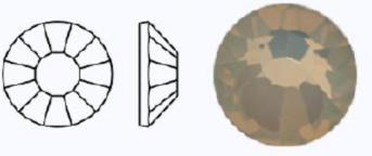 Стразы фольгированные 01000 AB/497-11-612/WHITE OPAL - ss16 (3,8-4,0 мм, 30 шт) M. C. Rose VIVA12