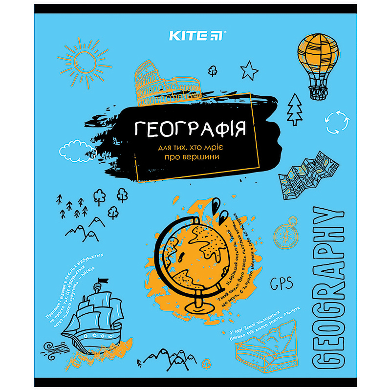 Тетрадь 48 кл, Предметка - География, об. лак, Classic, K21-240-05