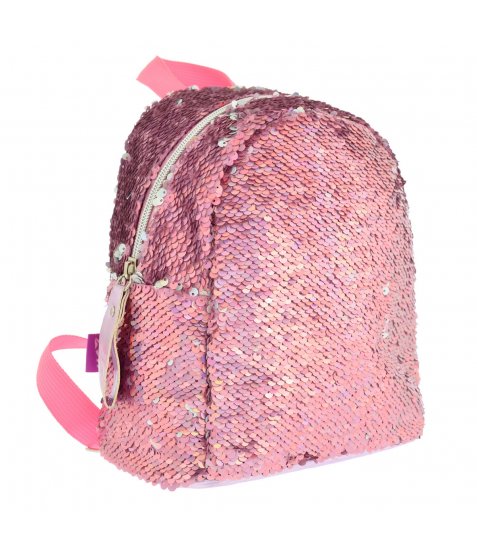 Рюкзак молодіжний з паєтками GS-02 "Pink", 557651 YES