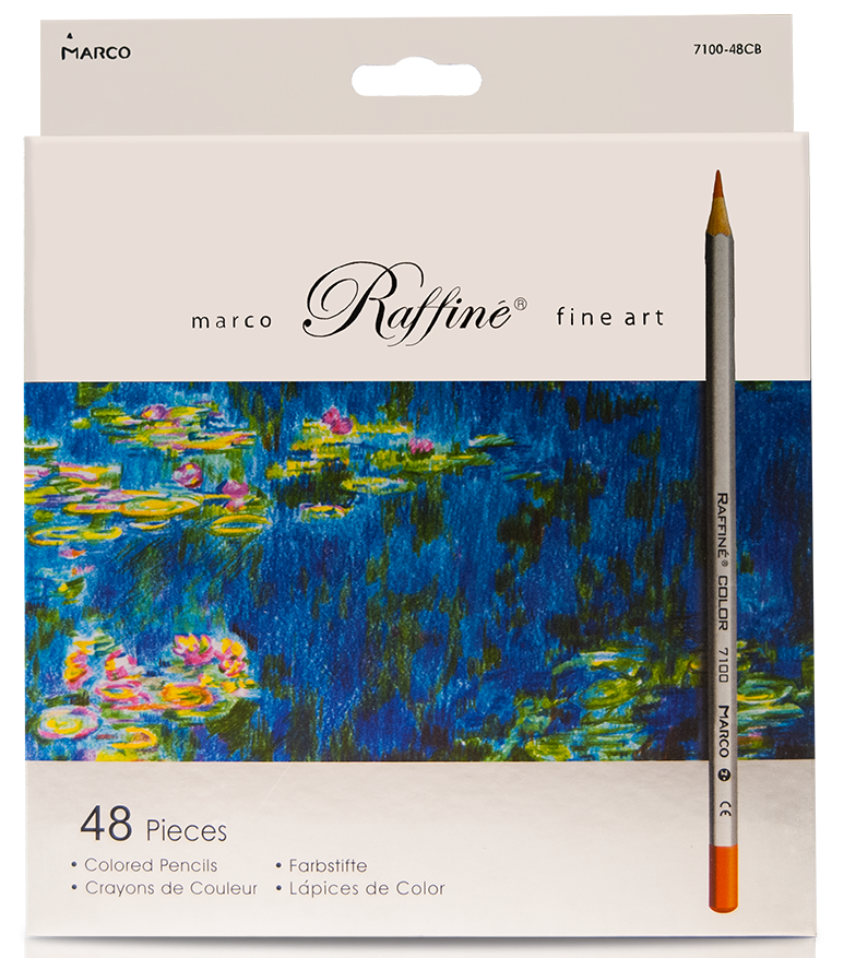 Карандаши 48 цв. Raffine, 7100-48СВ, Marco