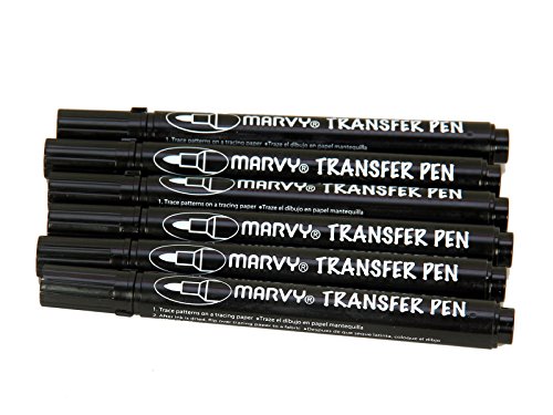 Маркер, Черный, для термоперенесения на ткань, 1,5 мм, Transfer Pen, 922, Marvy