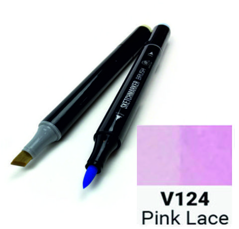 Маркер двосторонній SKETCHMARKER Brush Рожеве мереживо, SMB-V124 3