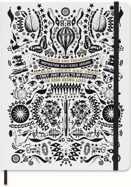Записник в подарунковому боксі великий, Moleskine x Lorenzo Petrantoni, LEQP090LPETRA