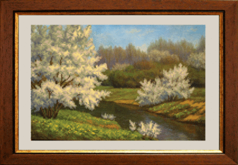 Схема для вышивания бисером СБ-066 30,5*20 см на авторской канве ТМ "Чарівна мить"