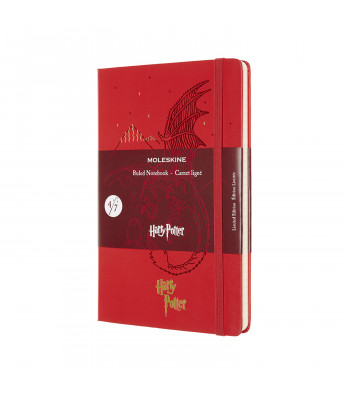 Записник Пастельно-рожевий середній 4/7 лінійка, Moleskine Harry Potter, LEHP02QP060D