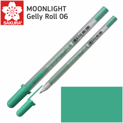 Ручка гелева  Moonlight Gelly Roll 06, Зелений трав`яний, Sakura 1