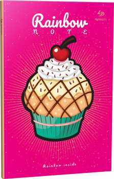 Блокнот А5 "Artbook Rainbow - Cake" pink, 901197 TM Profiplan 