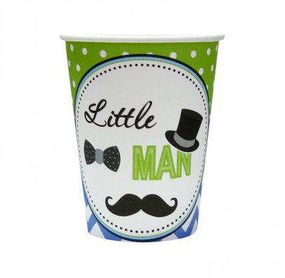 Стаканчики "Little man", 8 шт, F-080828