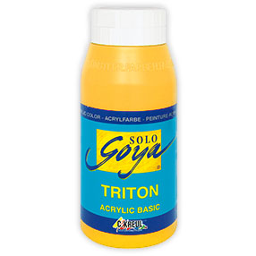 Фарба акрилова "Solo Goya" Triton 20 мл, кадмій жовтий, KR-17035R