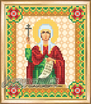 Схема для вышивания бисером иконы СБИ-042 "Светлана" 12*14 см ТМ "Чарівна мить"