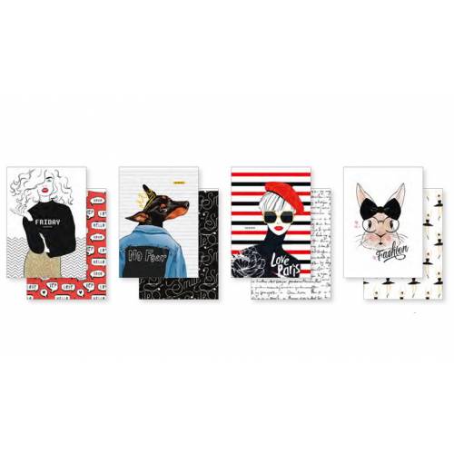 Комплект из 2-х тетрадей А5 40 л. "TwinBook", кл.-нелин. (7711) 5
