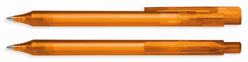 Ручка кулькова Schneider Essential, корпус проз. помаранчев. (синя), S9373986