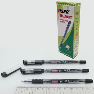 Ручка масляная Wiser "BLAST" 0,7 мм с грипом, чёрная, blast-bk