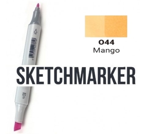 Маркер SKETCHMARKER, 2 пера: долото и тонкое, Mango - Манго, SM-O44 3