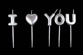 Набор свечей, "I Love You" серебро, 5 шт, 5-71500
