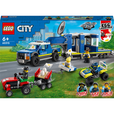 Конструктор Lego City "Поліцейська вантажівка з мобільним центром керування", 60315