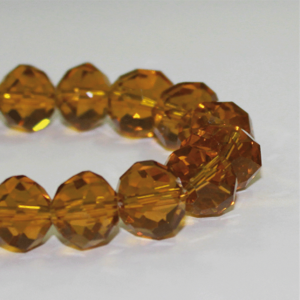 Бусы хрустальные на нитке, 10*14 мм/40 шт., 11316/111C Crystal Art