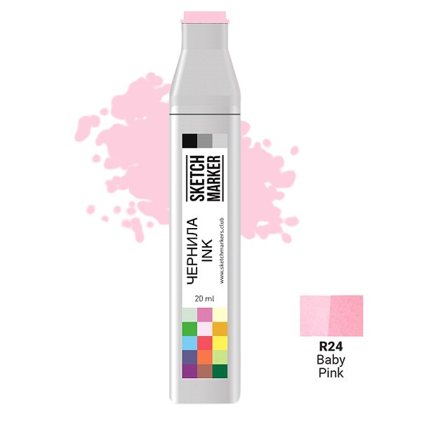 Чернила для заправки маркера SKETCHMARKER, 20 мл, Детский розовый, SI-R24