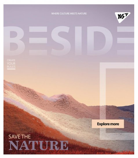 Зошит 24 лін. YES "Beside", 764322
