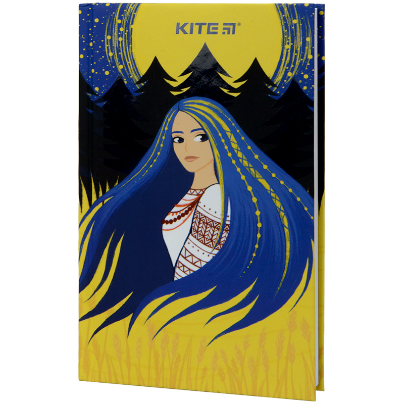 Книга записна,  тверда обкл. А6, 80 арк. кл., Українка, K22-199-4 1