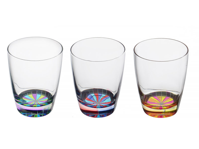 Набор стаканов "Радуга" 300 мл, 3 шт., 650-642 Lefard