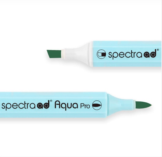 Маркер двосторонній на водній основі Spectra AD 017 Кобальт бірюзовий, 017-SADAQP