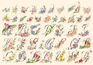 Карта декупажна 35*50 см, Алфавит, 40 г/м², CSOFT 019 Renkalik