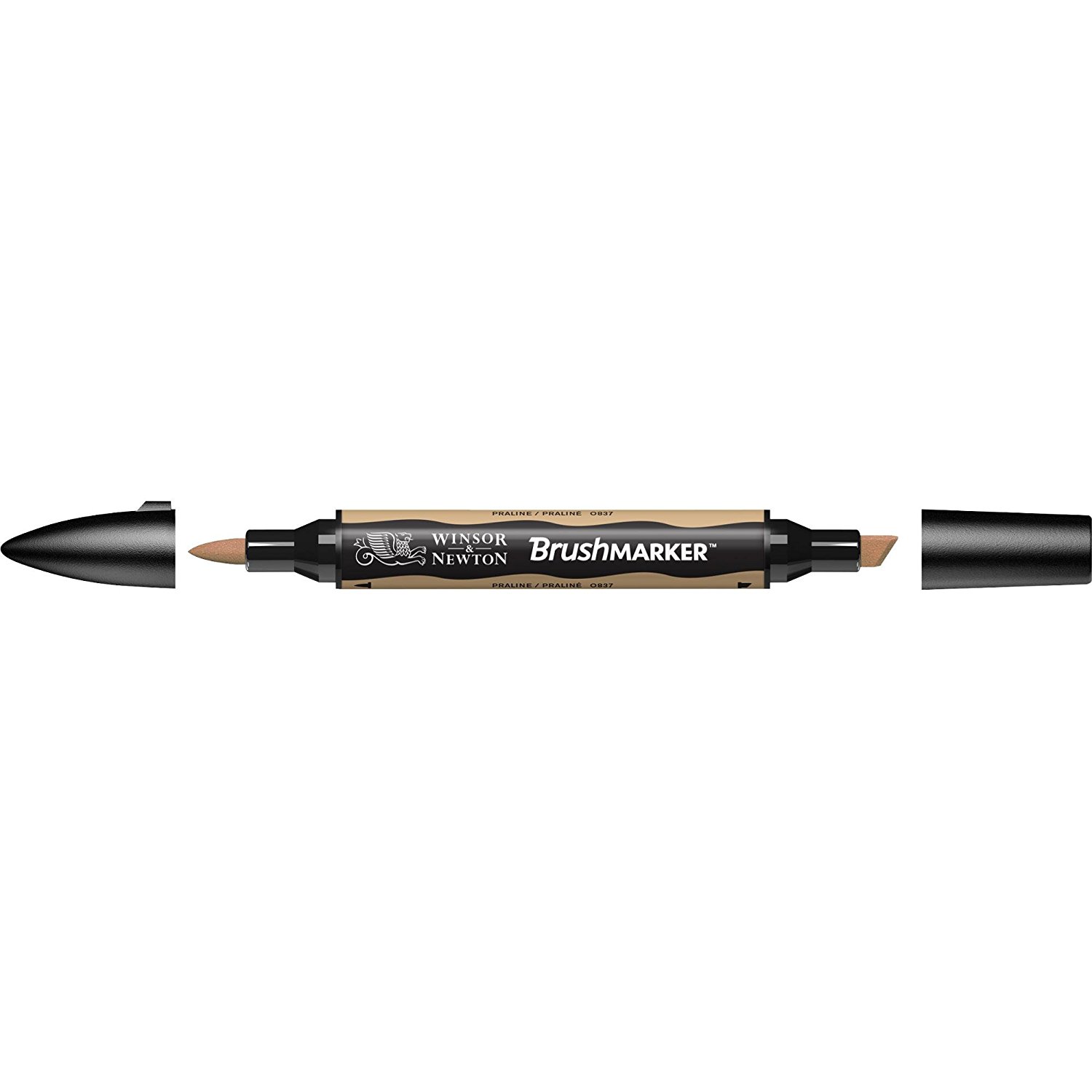 Маркер двосторонній Brushmarker, Праліне, 0204385 W&N