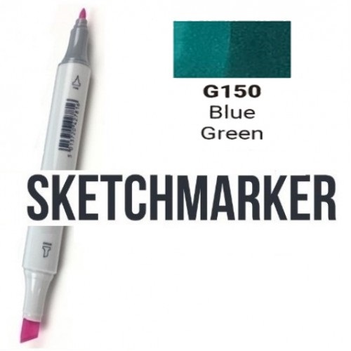 Маркер двосторонній SKETCHMARKER Блакитно-зелений, SM-G150