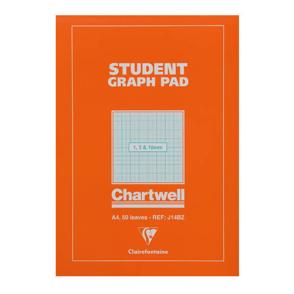 Міліметрівка-склейка А4 50 арк. Student Graph Pad, 70 г/м2, J14BZ Clairefontaine