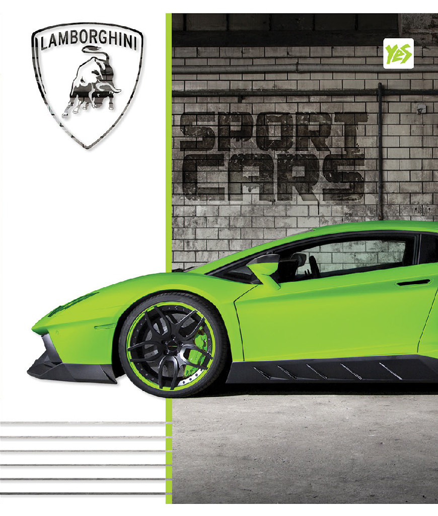 Зошит 24 лін. YES Super car -18, 761909 (8642)