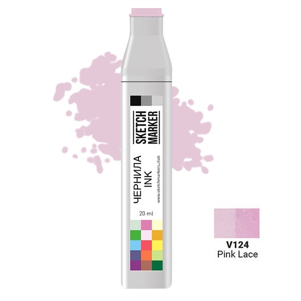 Чорнило для заправки маркера SKETCHMARKER, 20 мл, Рожеве мереживо, SI-V124