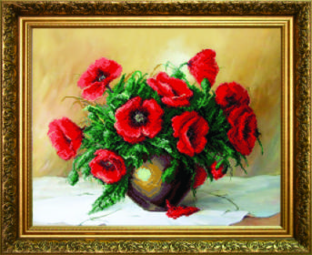 Схема для вышивания бисером СБ-240 40*32 см на авторской канве ТМ "Чарівна мить"